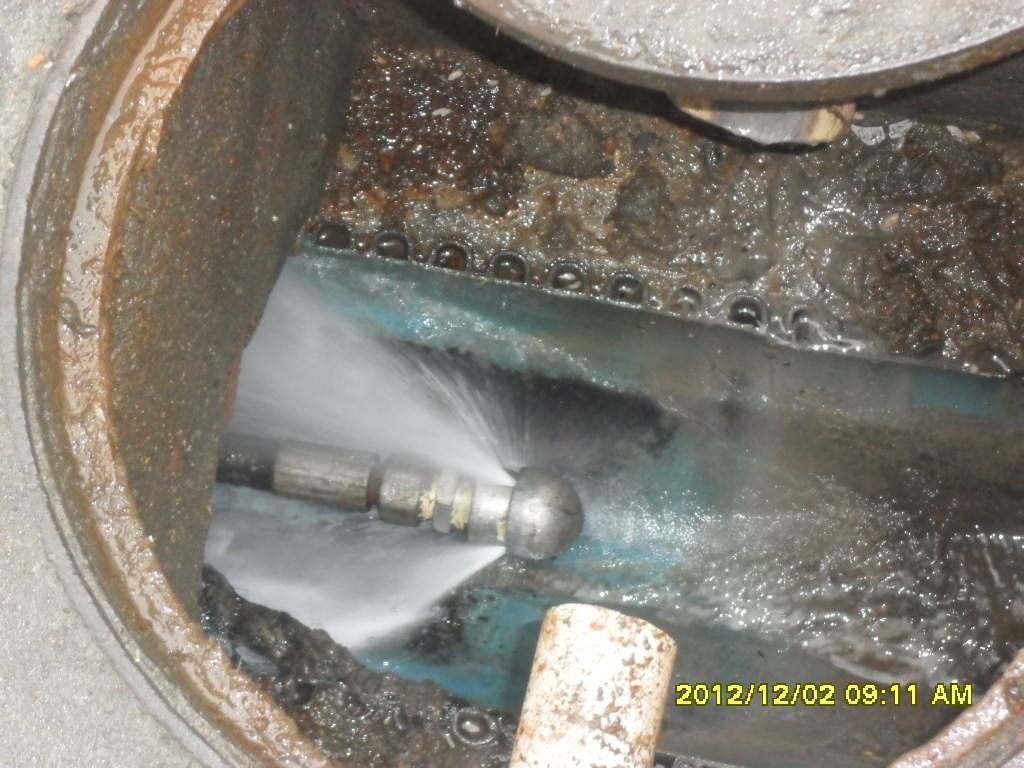 明山污水管道高压清洗