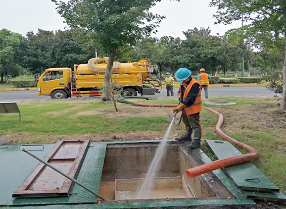 明山化油池清理