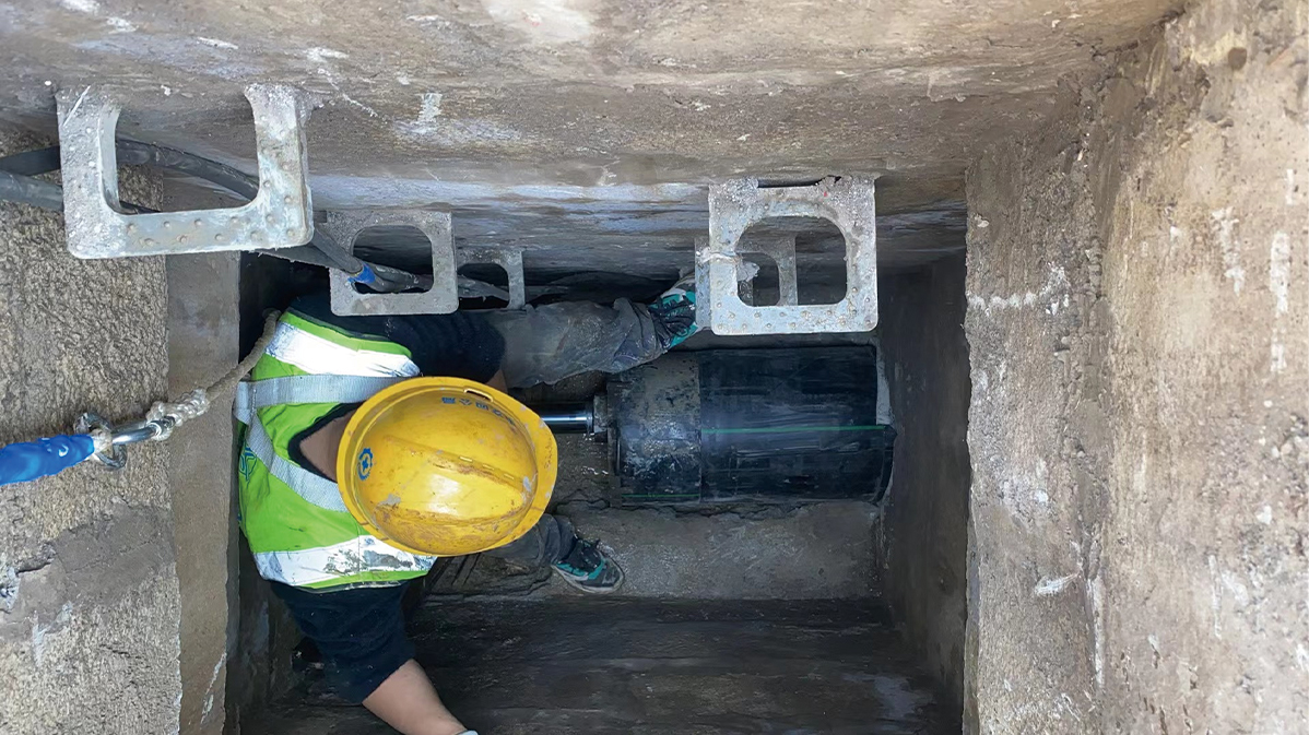 明山HDPE短管内衬法